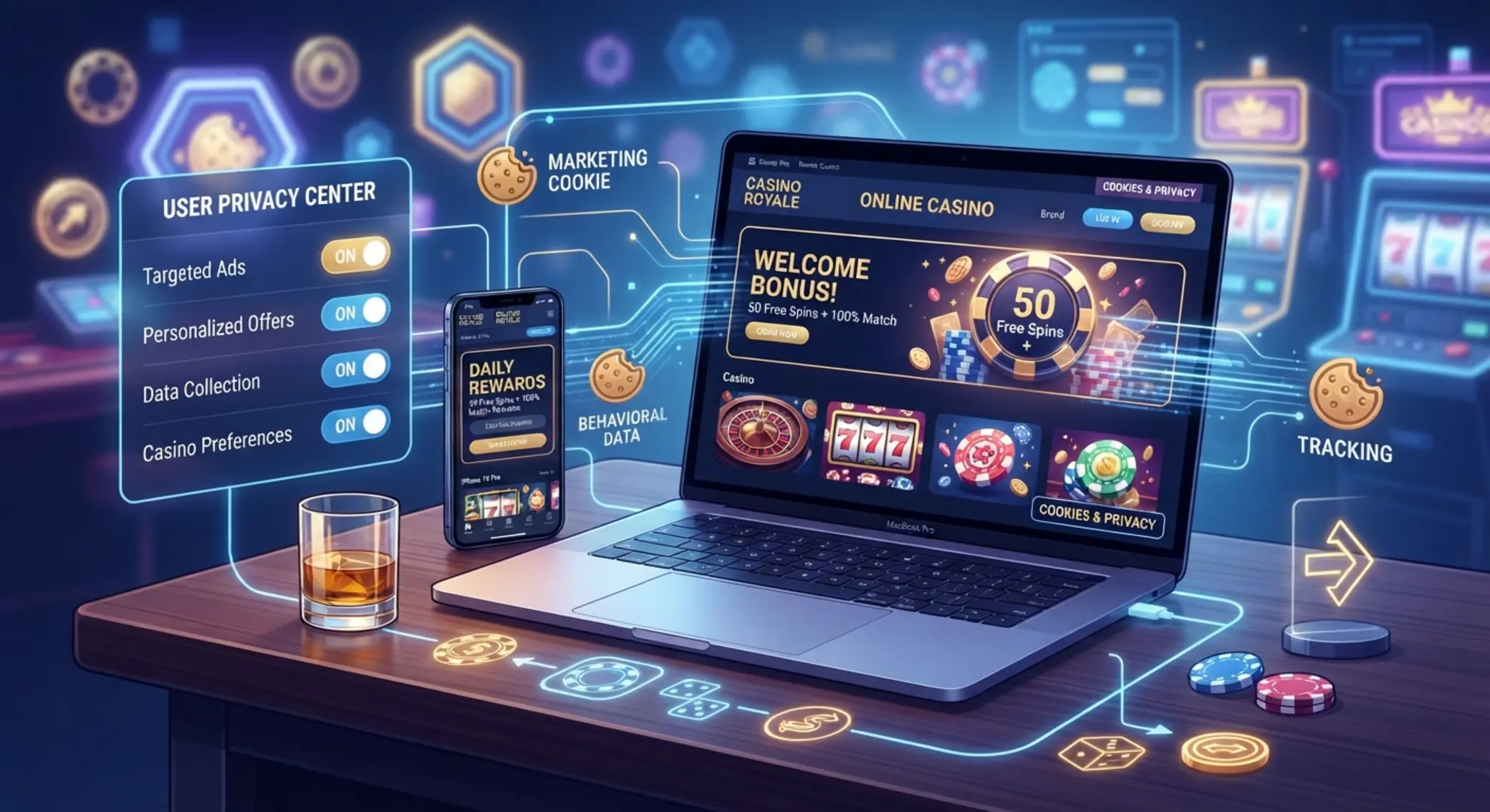 Marketing sütik és bónuszajánlatok online kaszinó környezetben