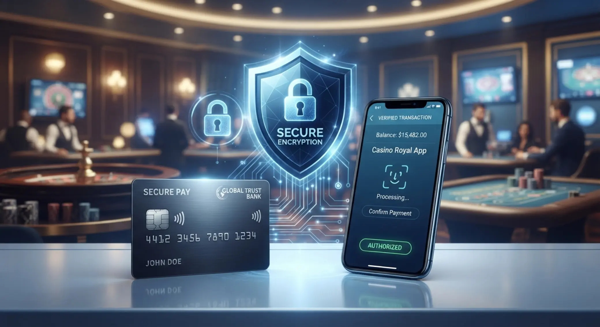 Biztonságos Revolut kaszinó fizetés illusztráció
